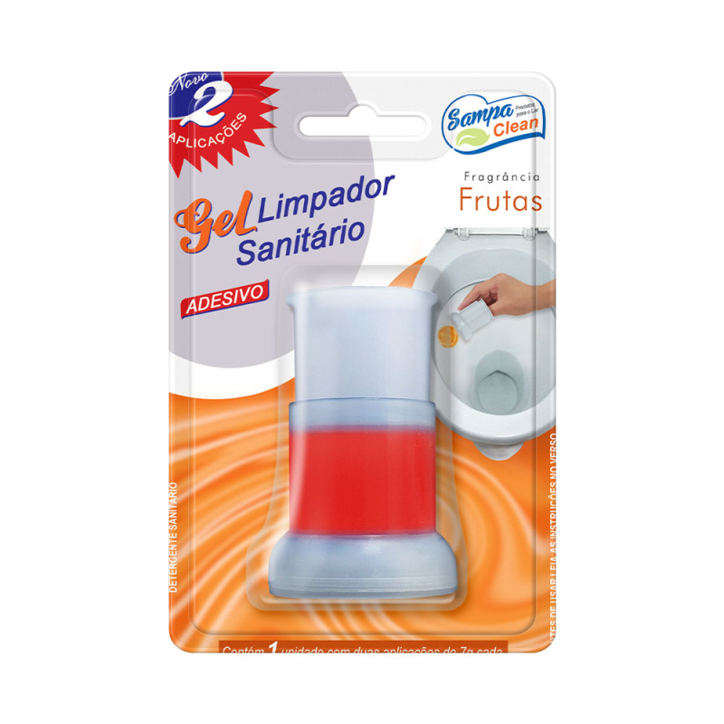gel sanitario sampa clean 14g 2 aplicacoes frutas