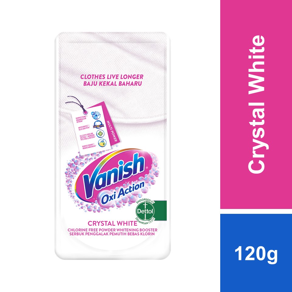 vanish tmanchas po 120g sache white