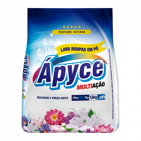 detergente em pó apyce 1,6kg