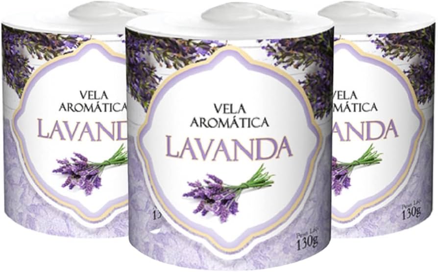 velas aromatica lavanda