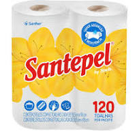 toalha papel santepel  2un branca